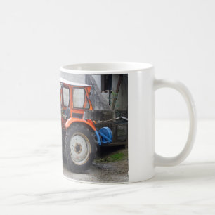 Orange Diesel Traktor Steyr KL II Kaffeetasse