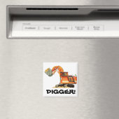 Orange Digger Magnet (In Situ (Geschirrspüler))