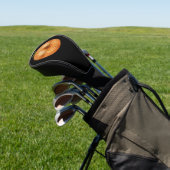 Orange Disco-Kugel Golf Headcover (In SItu)