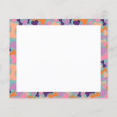 Orange dog bone design business Stationer Flyer (Hinten)