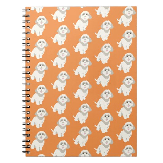 Orange Dog Notebook Notizblock (Vorderseite)