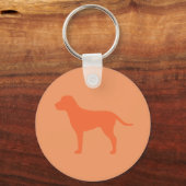 Orange Dog Schlüsselanhänger (Vorderseite)