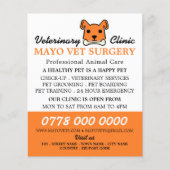 Orange Dog, Tierarzt, Veterinärdienst Flyer (Vorne)