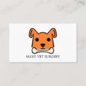 Orange Dog, Tierarzt, Veterinärdienst Visitenkarte (Vorderseite)