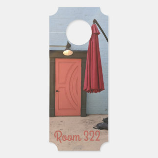 Orange Door Red Umbrella Door Hanger Türanhänger