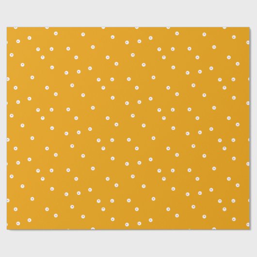 Orange Doppelpunkte Geschenkpapier (Flach)