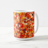 Orange Dot 15oz Tasse (VorderseiteRechts)