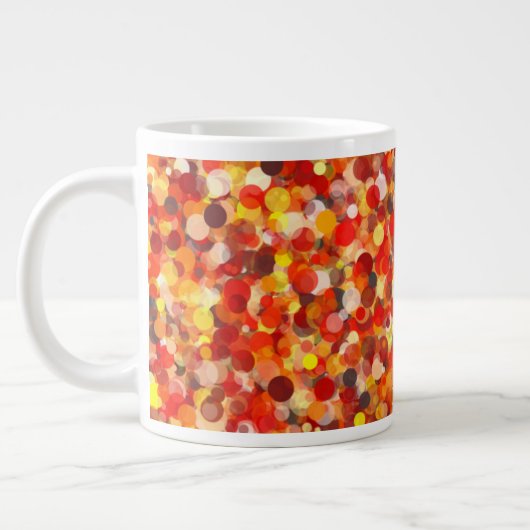 Orange Dot 20oz Tasse (Links)