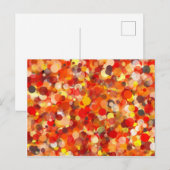 Orange Dot Postcard Postkarte (Vorne/Hinten)