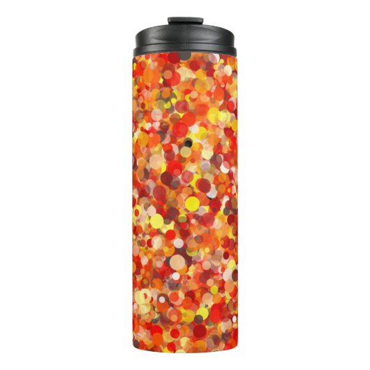 Orange Dot Thermal Tumbler Thermosbecher (Vorderseite)