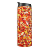 Orange Dot Thermal Tumbler Thermosbecher (Nach rechts gedreht)