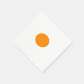 Orange Dots Serviette (Ecke)