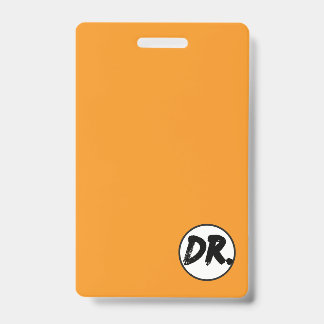 Orange DR. Logo Phone case Ausweis