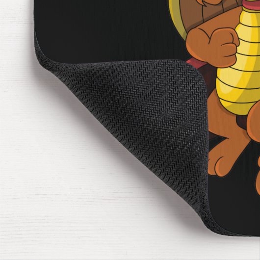 Orange Dragon Cartoon Mouse Pad Mousepad (Ecke)