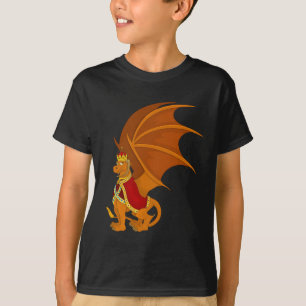 Orange Dragon Cartoon T-Shirt