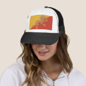 Orange Dragon Hat Truckerkappe (Beispiel)