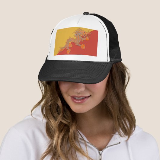 Orange Dragon Hat Truckerkappe (Beispiel)