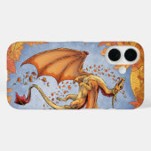 Orange Dragon of Autumn Nature Fantasy Art Case-Ma Case-Mate iPhone Hülle (Rückseite (Horizontal))