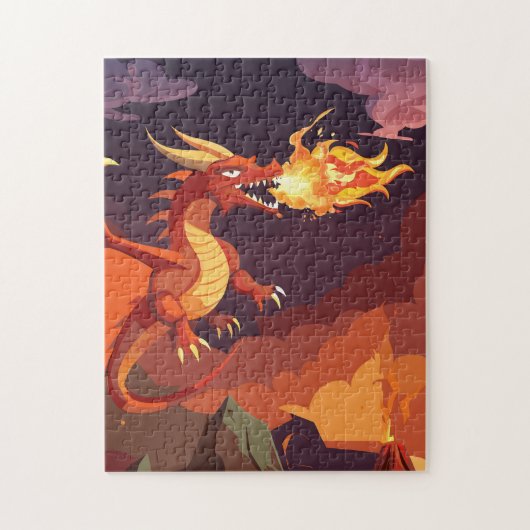 Orange Dragon Puzzle (Vertikal)