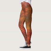 Orange Dragon Scales Leggings (Links)