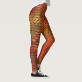 Orange Dragon Scales Leggings (Rechts)