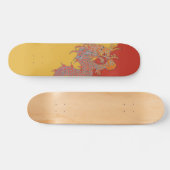 Orange Dragon Skateboard (Horizontal)