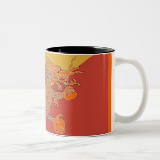 Orange Dragon Tasse (Rechts)