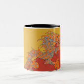 Orange Dragon Tasse (Mittel)