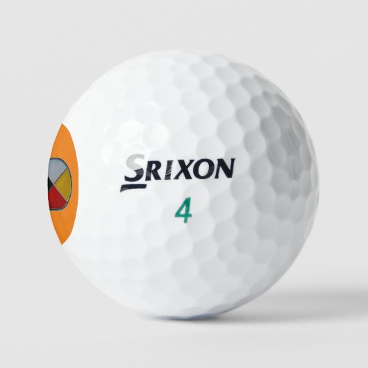 Orange Dream Medicine 12pk Srixon Golf Balls Golfball (Logo)
