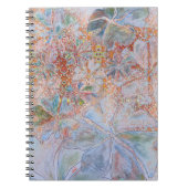 Orange Dream Spiral Foto Notebook Notizblock (Vorderseite)