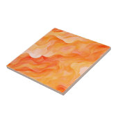 Orange Dream Waves Fliese (Seite)