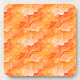 Orange Dream Waves Getränkeuntersetzer