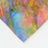 Orange Dreamscape Fleecedecke (Ecke)