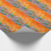 Orange Dreamscape Geschenkpapier (Ecke)