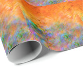 Orange Dreamscape Geschenkpapier (Rolleneckpunkt)