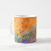 Orange Dreamscape Kaffeetasse (Vorderseite Links)