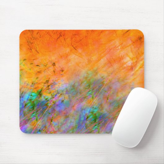Orange Dreamscape Mousepad (Mit Mouse)