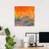 Orange Dreamscape Poster (Heimbüro)
