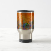 Orange Dreamscape Reisebecher (Mittel)
