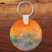 Orange Dreamscape Schlüsselanhänger (Vorderseite)