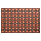 Orange Drehung Abstrakt Art Stoff (Yard (91,4 cm))