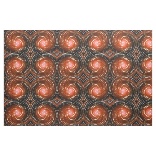 Orange Drehung Abstrakt Art Stoff (Fat Quarter (45,7 x 55,9 cm))