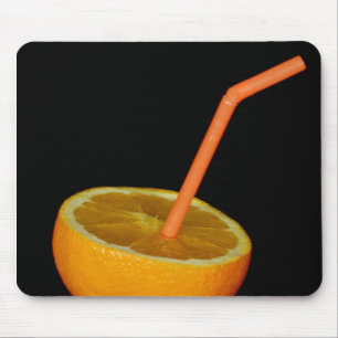 Orange Drink Mousepad
