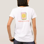Orange Drop Martini Mahjong Cocktail T-Shirt (Rückseite)