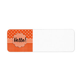 Orange, du Glad? Adresse / Artikelbezeichnung