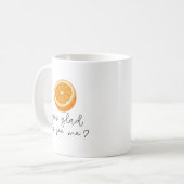 Orange du willst mich sehen? kaffeetasse (Vorderseite Links)