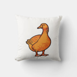 Orange Duck – Cute and Playful Animal Kissen