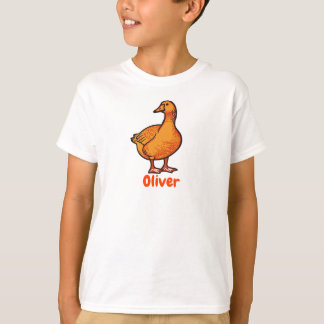 Orange Duck Kids T-Shirt – Cute and Playful Animal