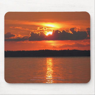 Orange dunkleres nahes hohes See-des Vermilion Mousepad