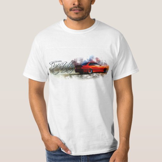 Orange E36 Bimmer T-Shirt (Vorderseite)